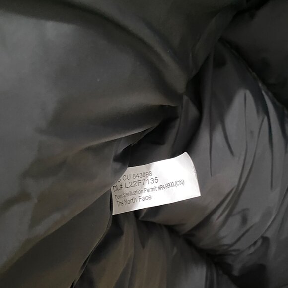 Black & Yellow The North Face Winter Puffer Jacket - Picture 5 of 9